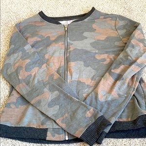 Light print army jacket